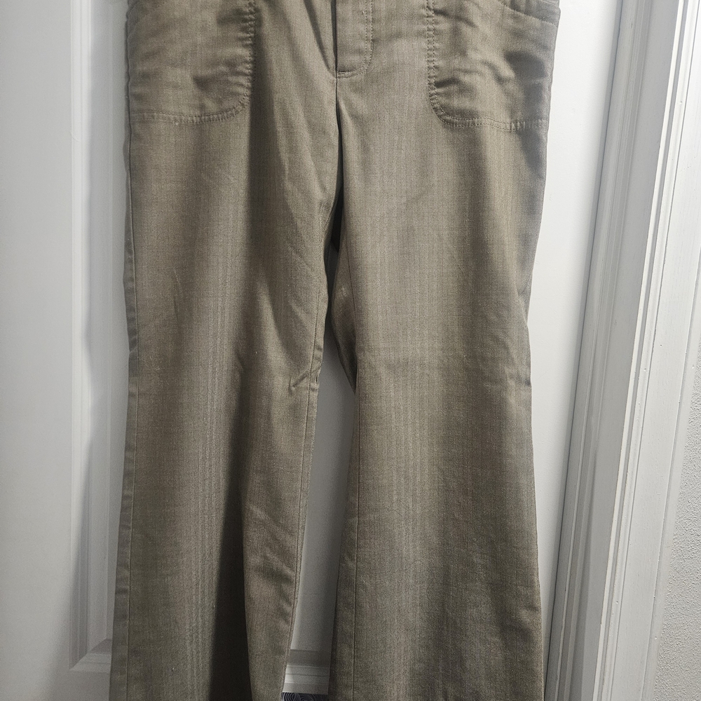 GAP Olive Green Wide-Leg Trousers